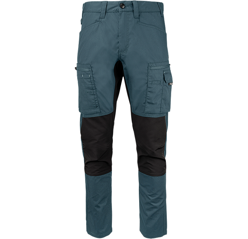 FP60-8699 Blue  | Men Service Stretch Pants