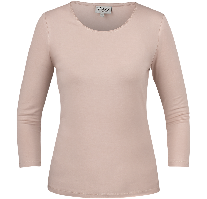 W010 LADIES SOFT 3/4-SLEEVE