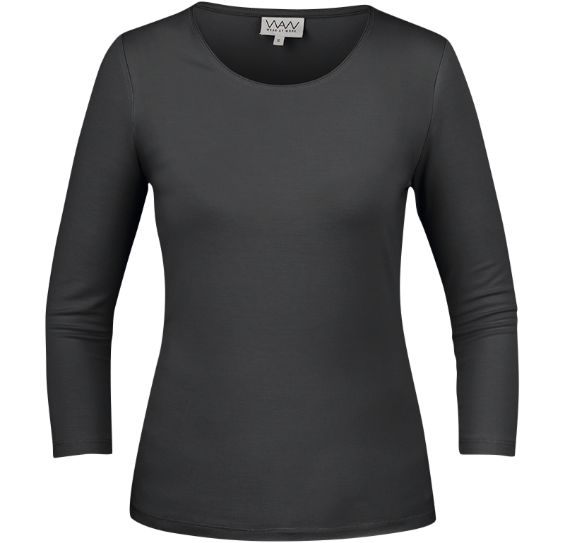 W010 LADIES SOFT 3/4-SLEEVE