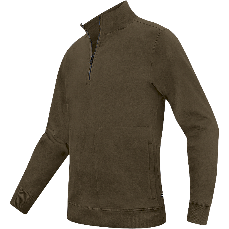 SW18 | CREW HALF ZIP SWEATER | TEXSTAR-Workwear Restyle